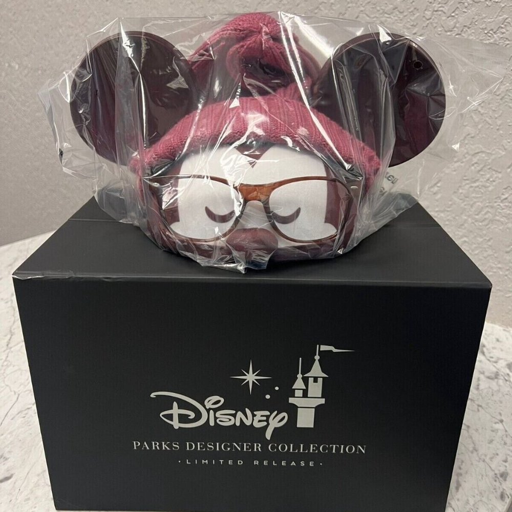 NEW Disney Parks Designer Collection Hipster Mickey Ear Hat by Jerrod Maruyama - Picture 12 of 13